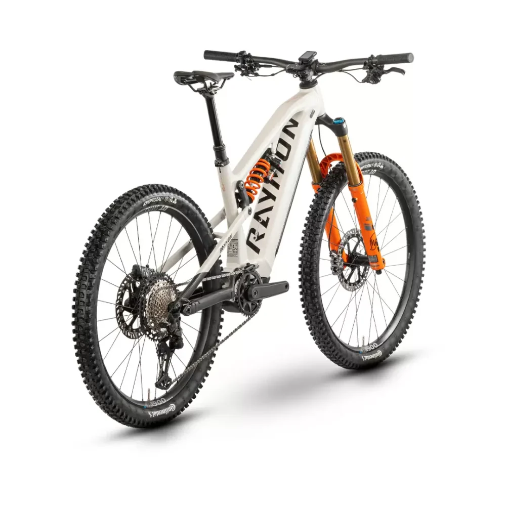 RAYMON  Trailray 180 Ultra 29"/27,5" 180mm 12v 800Wh Yamaha PW-XM Bianco 2025 - immagine 3